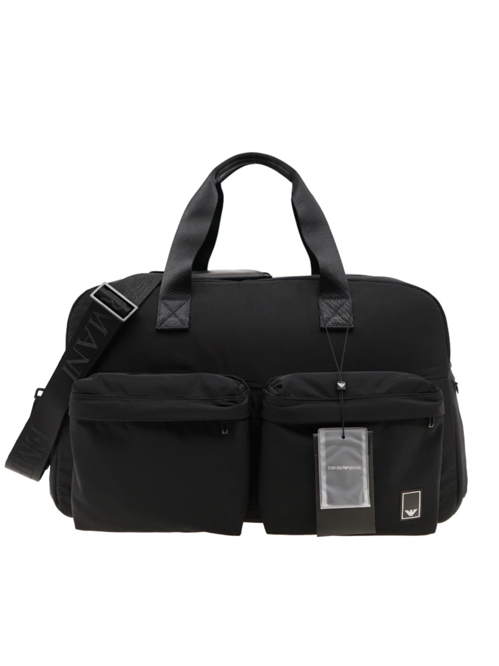 Emporio Armani Large Duffle Travel Weekend Bag New